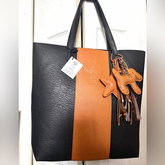 MCM Handbags - MCM PARFUME TOTE WITH NOVELTY KEYCHAIN